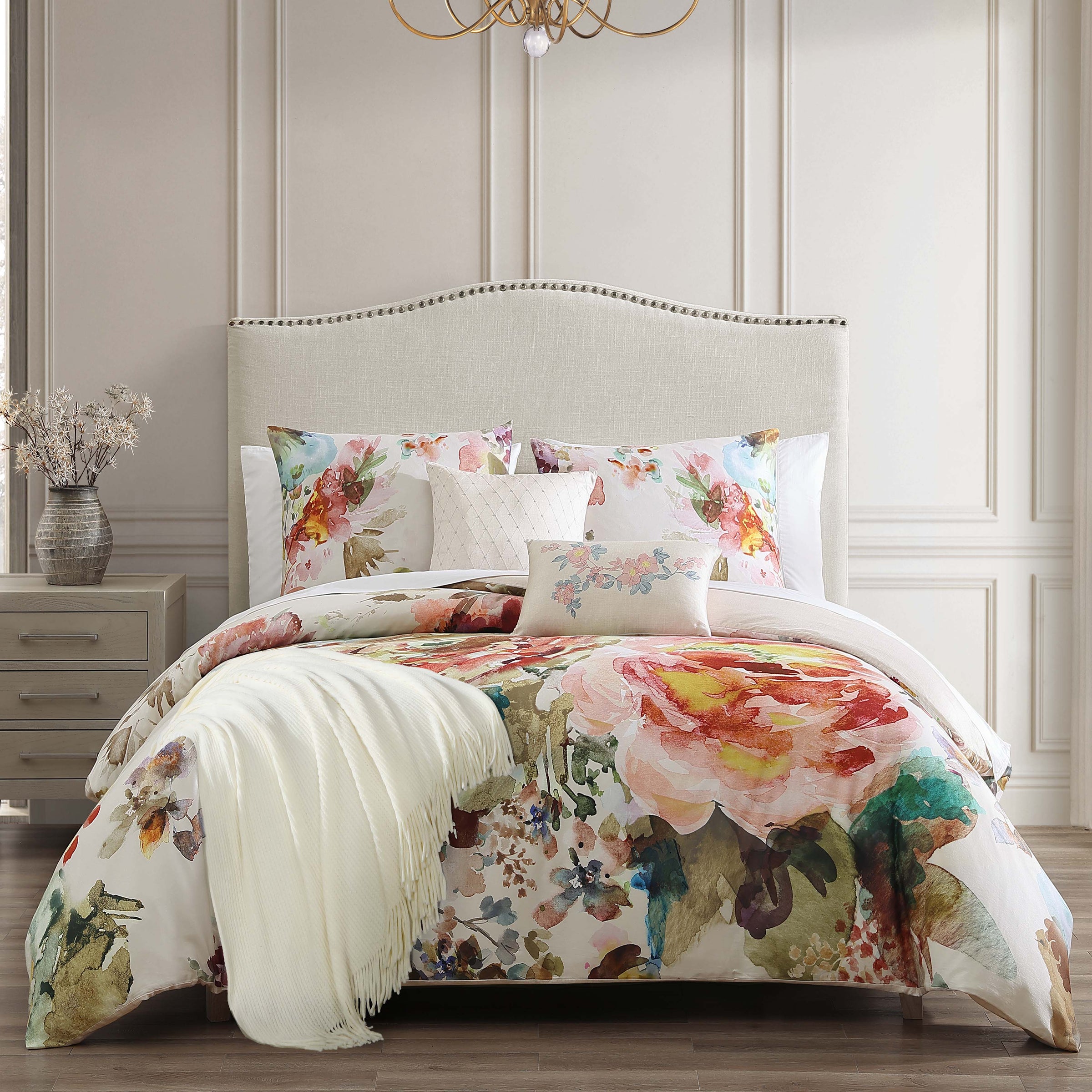 Bebejan Chenille Throw - Ivory Final Sale Throws By US Office - Latest Bedding