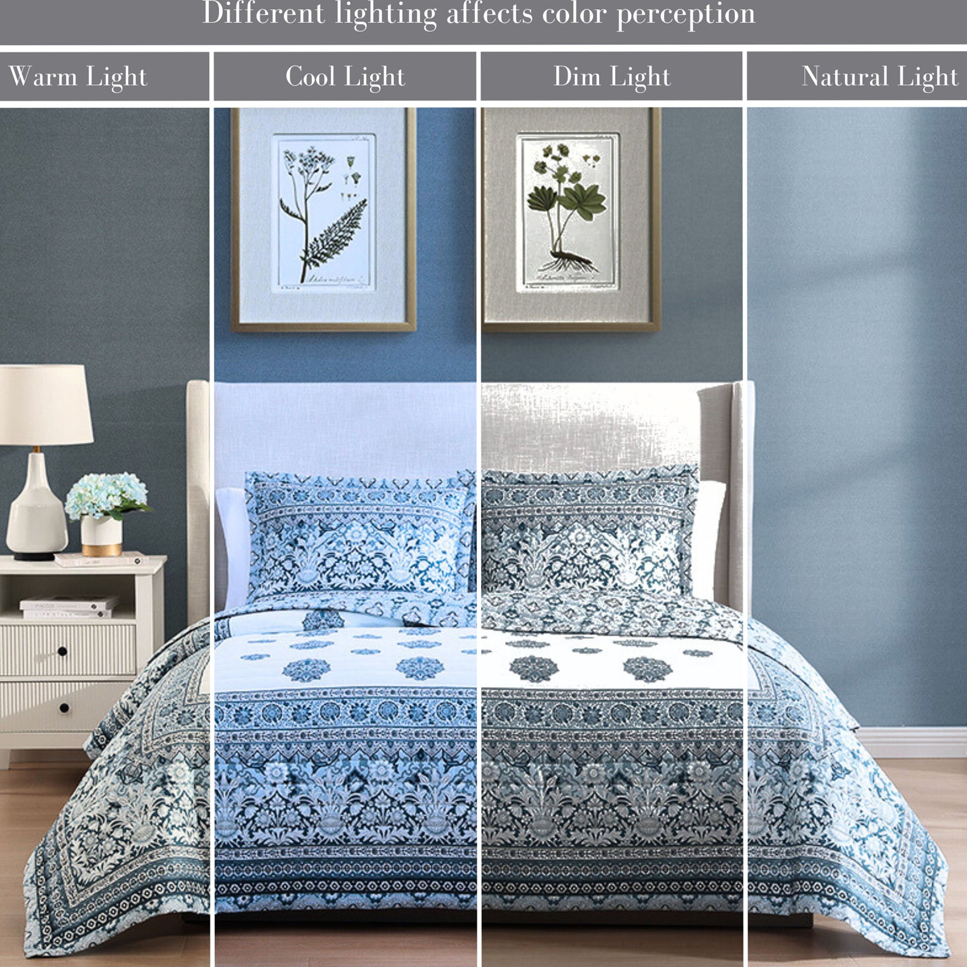 Bebejan Aquamarine Medallion 3 Piece Reversible Quilted Coverlet Set Coverlet By Bebejan®