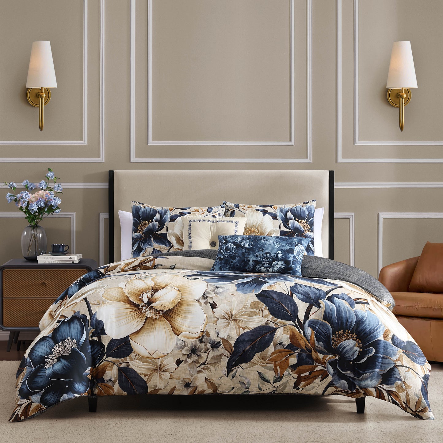 Bebejan English Manor 5 Piece Reversible Comforter Set