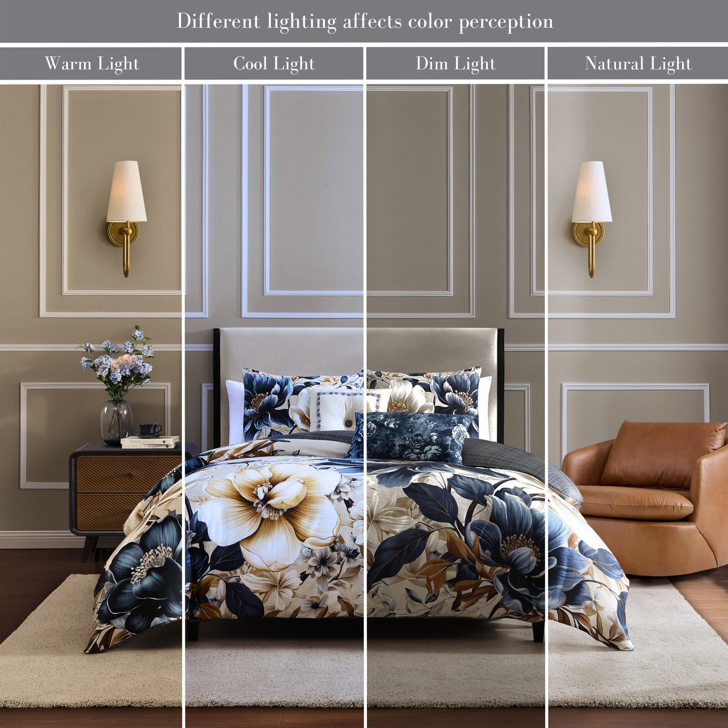 Bebejan English Manor 5 Piece Reversible Comforter Set