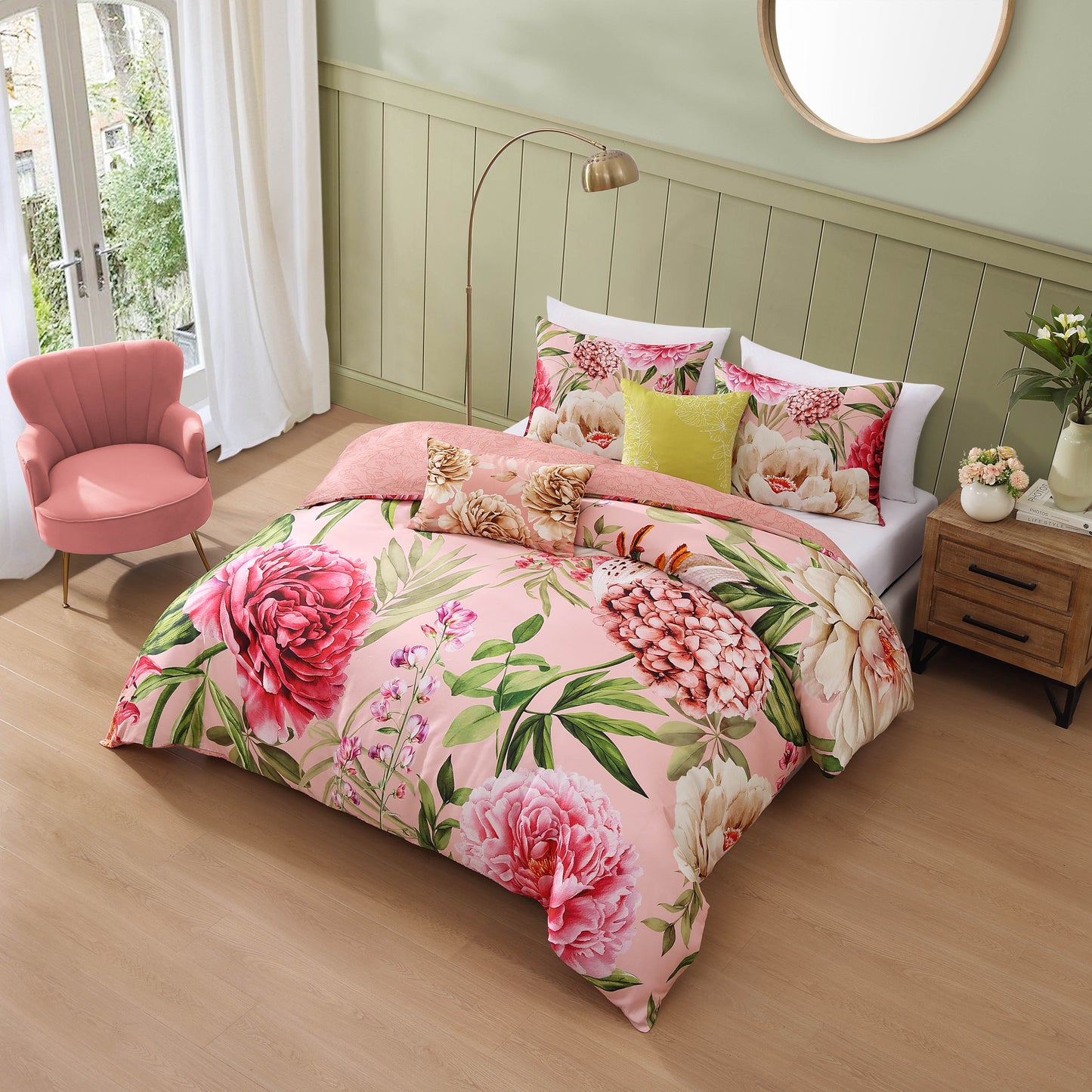 Bebejan Spring Forever 5 Piece Reversible Comforter Set