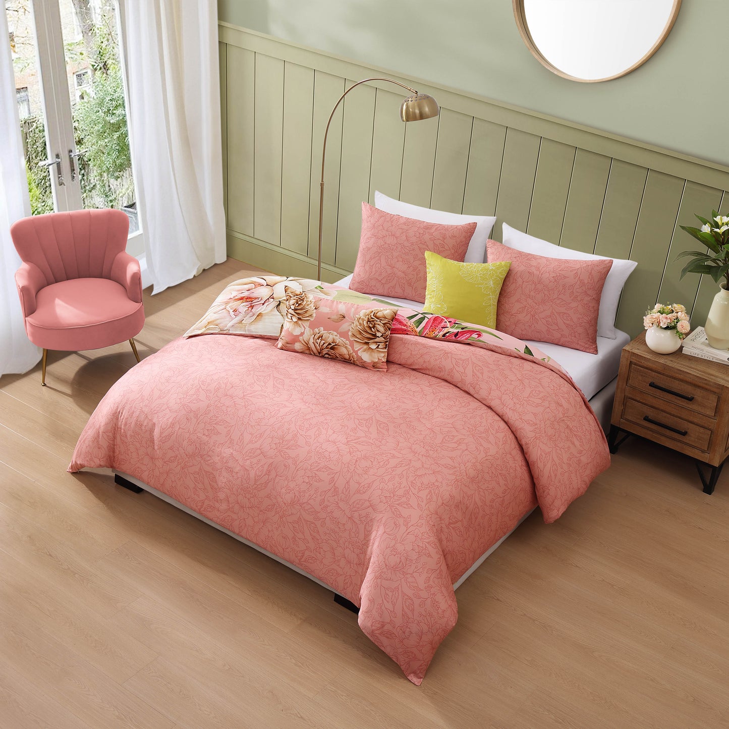 Bebejan Spring Forever 5 Piece Reversible Comforter Set