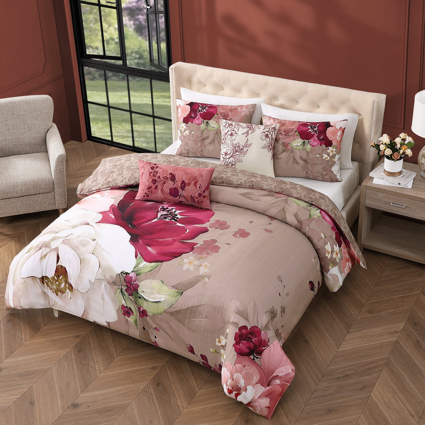 Bebejan Florence 5 Piece Reversible Comforter Set Comforter Sets By Bebejan®