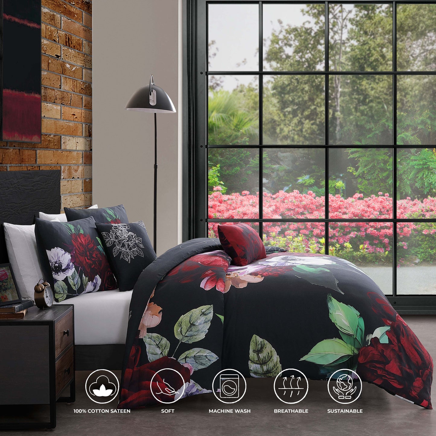 Bebejan Moody Painting 5 Piece Reversible Comforter Set Comforter Sets By Bebejan®