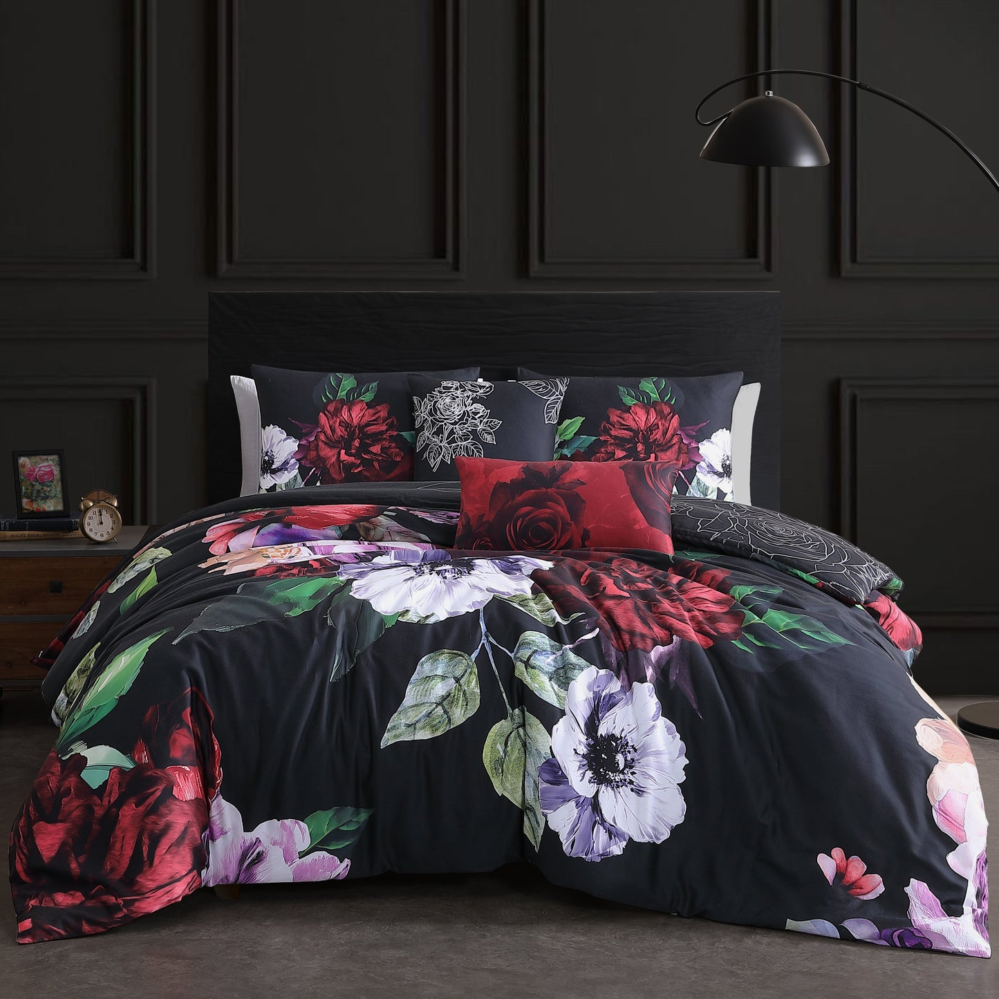Bebejan Moody Painting 5 Piece Reversible Comforter Set