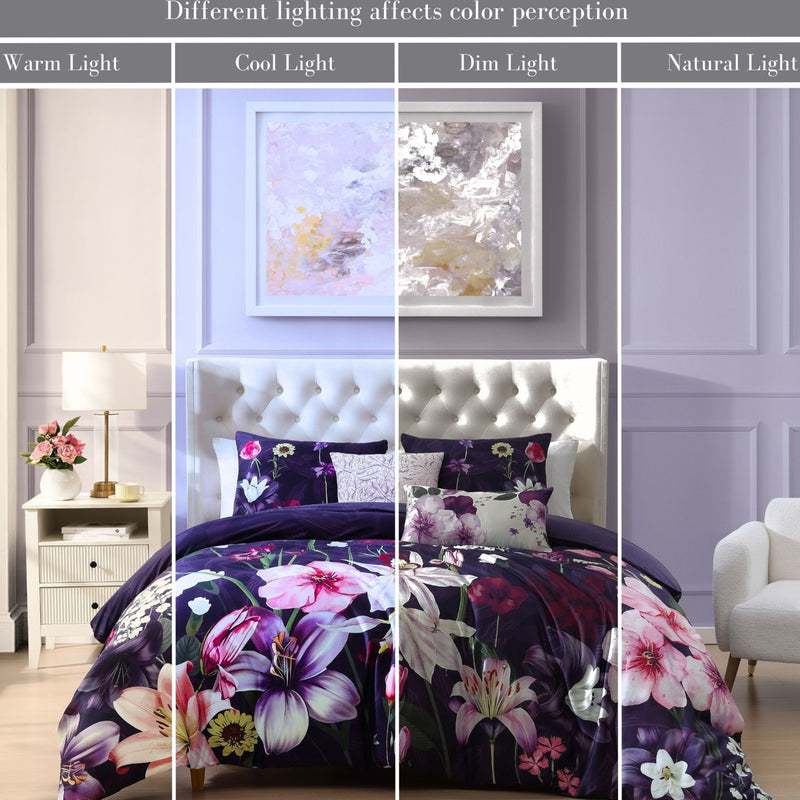Bebejan Morning Glory 5 Piece Reversible Comforter Set